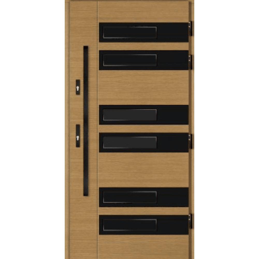 Drzwi DOORSY Comiso Black 04 -TermoPlus+