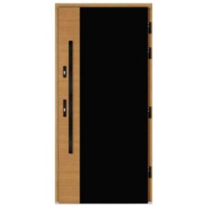 Drzwi DOORSY Glacier Black Pełne -TermoPlus+