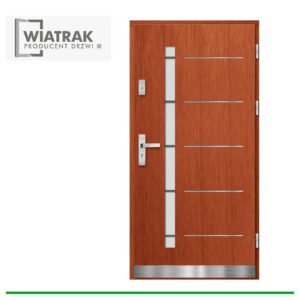 Drzwi drewniane Wiatrak płytowe DP3