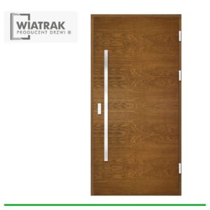 Drzwi drewniane Wiatrak płytowe DP42