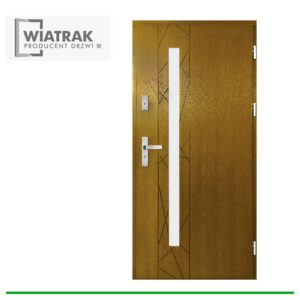 Drzwi drewniane Wiatrak płytowe DP50