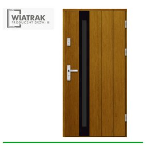 Drzwi drewniane Wiatrak płytowe DP61