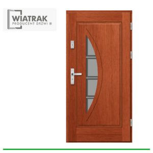 Drzwi drewniane Wiatrak ramowe Nr 17 klasyczne