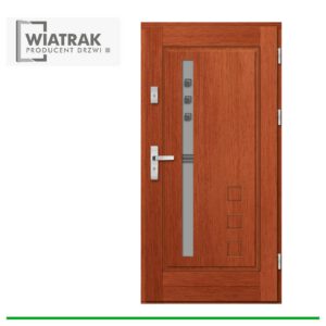 Drzwi drewniane Wiatrak ramowe Nr 18 klasyczne