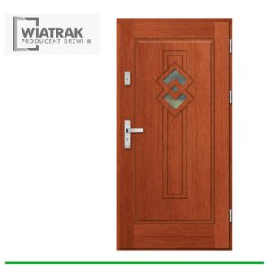 Drzwi drewniane Wiatrak ramowe Nr 26 klasyczne