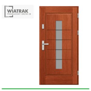 Drzwi drewniane Wiatrak ramowe Nr 27 klasyczne