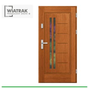 Drzwi drewniane Wiatrak ramowe Nr 33 klasyczne