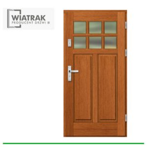Drzwi drewniane Wiatrak ramowe Nr 35 klasyczne