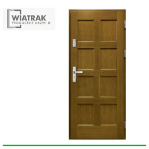 Drzwi drewniane Wiatrak ramowe Nr 38 klasyczne
