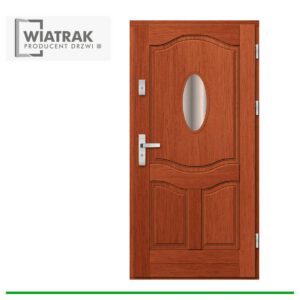 Drzwi drewniane Wiatrak ramowe Nr 5 klasyczne