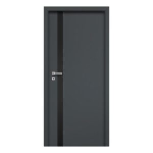 Drzwi POL-SKONE CREATO A01 szyba czarna