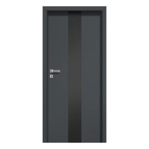 Drzwi POL-SKONE CREATO A02 szyba czarna