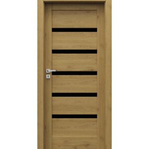 DRZWI PORTA VERTE HOME H.5 czarne szybki