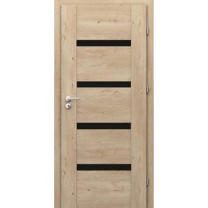Drzwi wewnętrzne PORTA INSPIRE C.4 z czarną szybą